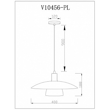 Подвесной светильник Novara V10456-1P