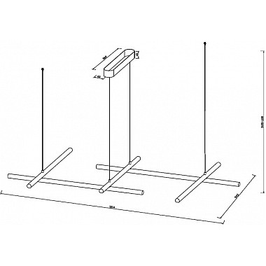 Подвесной светильник Radiance MOD278PL-L50G3K