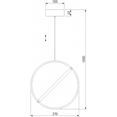 Подвесной светильник Element 90281/1 хром
