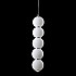 Подвесной светодиодный светильник Crystal Lux Desi SP5 Chrome/White