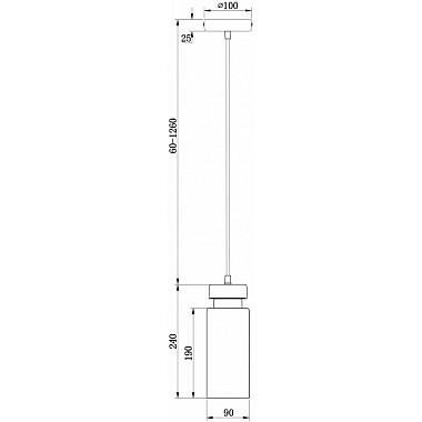 Подвесной светильник Come FR8011PL-01GB