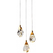 Подвесной светильник Crystal rock II 9701P/3R brass