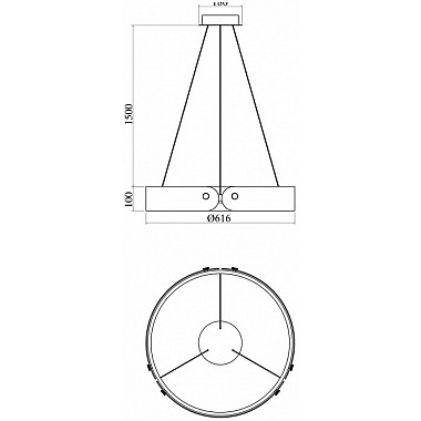 Подвесной светильник Interstellar MOD309PL-L30GR4K