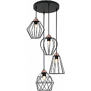 Подвесной светильник IL2001-4P-05 BK ROSE GD