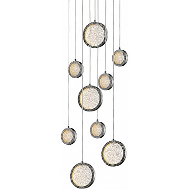 Подвесной светильник Bottega P98014M-9 polished nickel