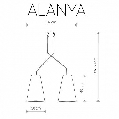 Подвесной светильник Nowodvorski Alanya 9370