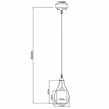 Подвесной светильник Rivoli Viola 5042-201 Б0044358