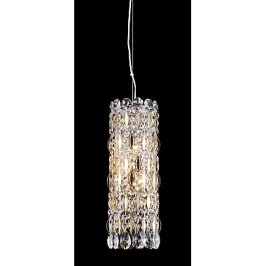 Подвесной светильник Crystal Lux Lirica SP3 Chrome/Gold-Transparent