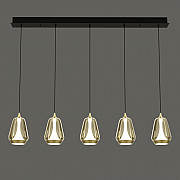 Подвесной светильник MD24001011 MD24001011-5B brass/champagne