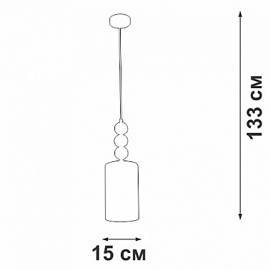 Подвесной светильник V2996-1/1S