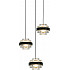 Подвесной светильник Indiana MD22030002-3A black/clear