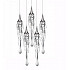 Подвесной светильник Goddess Tears P68009L-5/R chrome