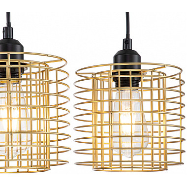 Подвесной светильник Grid 10190/3S Gold