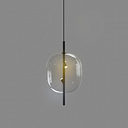 Подвесной светильник 10018P 10018P/1 black/clear