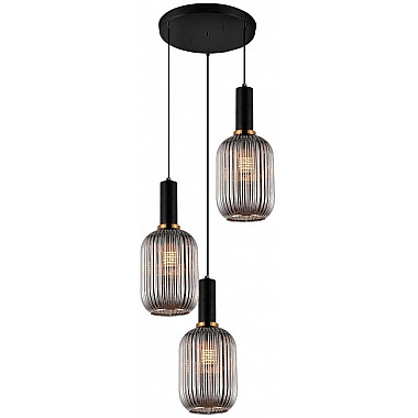 Подвесной светильник LDP 1218-3 GY+BK