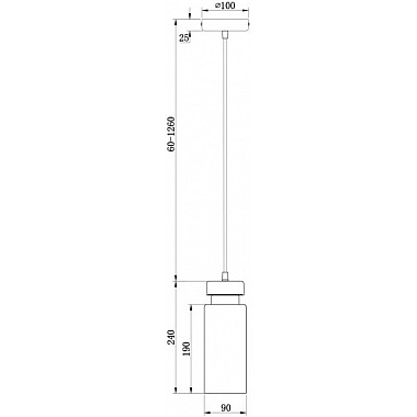 Подвесной светильник Come FR8011PL-01N