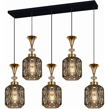 Подвесной светильник 02003-0.9-05L SMOKE