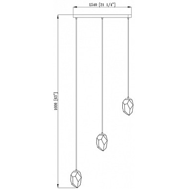 Подвесной светильник Catris V10310-3P