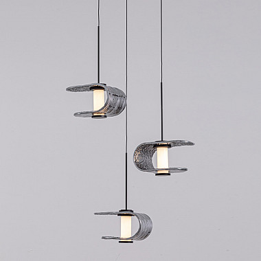 Подвесной светильник MD24020901 MD24020901-3A black/smoky