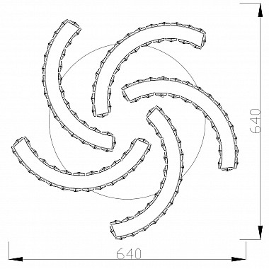 Потолочный светодиодный светильник Moderli Luna V1594-CL