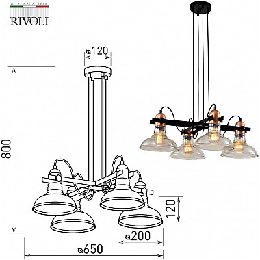 Подвесной светильник Leila 4093-304