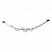 Подвесной светодный светильник Crystal Lux Bosque SP7 L3000 Black/Transparent