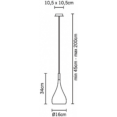 Подвесной светильник Bijou D75A0502
