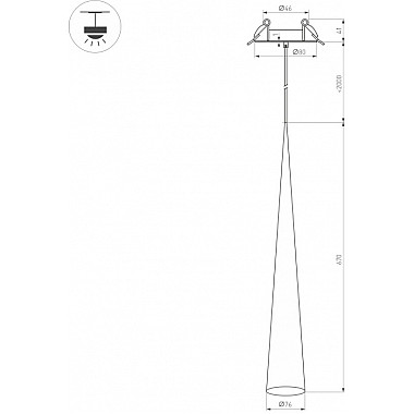 Подвесной светильник STIRIA 054435