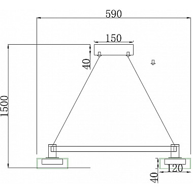 Подвесной светильник Gloze 4009/02/05P