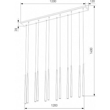 Подвесной светильник Piano 10119 Piano