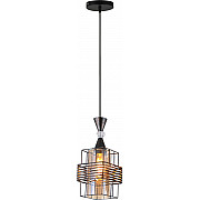 Подвесной светильник 03128-0.9-01 BK+PATINA GOLD