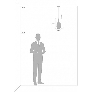 Подвесной светильник Zelma FR8013PL-01AM