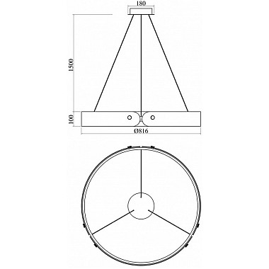 Подвесной светильник Interstellar MOD309PL-L40GR4K