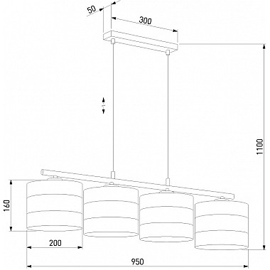 Подвесной светильник Tago 3213 Tago Black