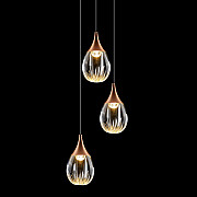 Подвесной светильник Stilla MD24001004-3A copper/clear