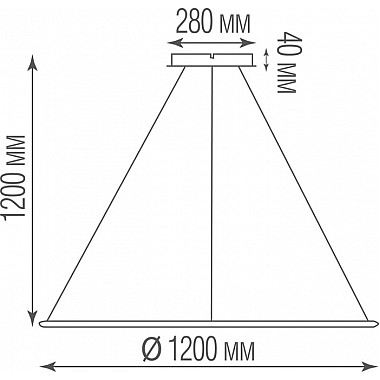 Подвесной светильник Nimbo S111024/1R 70W Black In