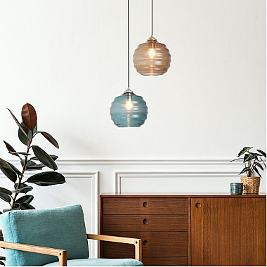 Подвесной светильник Ice 50239/1 коньячный