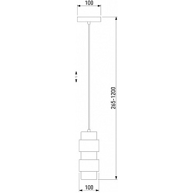 Подвесной светильник Mark 50235/1 латунь