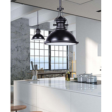Подвесной светильник Lumina Deco Eligio LDP 6863-1 BK+WT