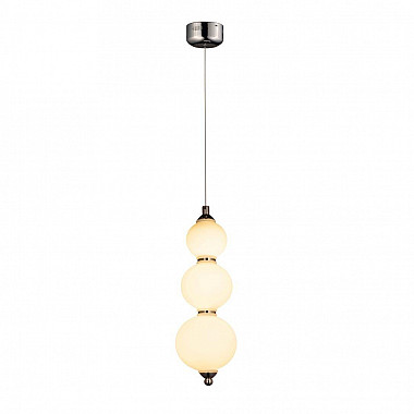 Подвесной светодиодный светильник Lumina Deco Snowman LDP 6834-1 WT+CHR