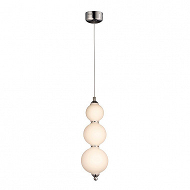 Подвесной светодиодный светильник Lumina Deco Snowman LDP 6834-1 WT+CHR