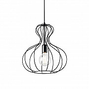 Подвесной светильник Ideal Lux Ampolla-1 SP1 Nero 148502