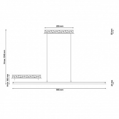 Подвесной светодиодный светильник Lucia Tucci Modena 167.1 LED