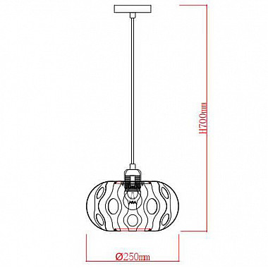Подвесной светильник Rivoli Mitzi 4079-201 Б0047917