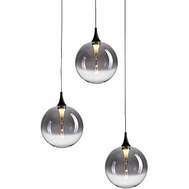 Подвесной светильник MD23001045 MD23001045H-3A black/smoky