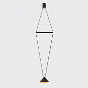Подвесной светодиодный светильник Italline IT03-1430 black/orange