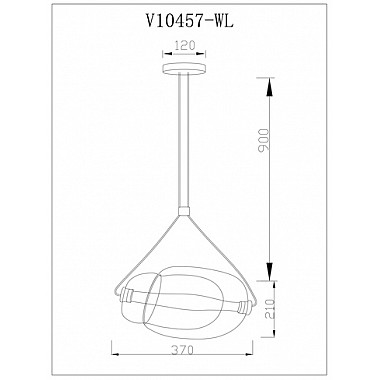Подвесной светильник Ancona V10457-1PL