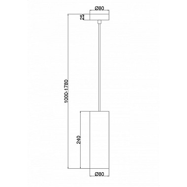 Подвесной светильник Gioia P011PL-01CH