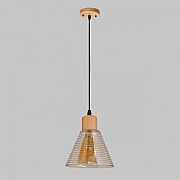 Подвесной светильник MD.5870-1-P-WOOD+BK