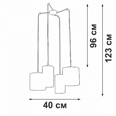 Подвесной светильник V3089/4S